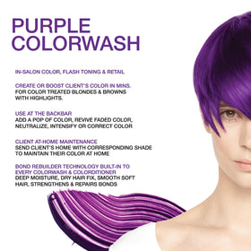 Celeb Luxury Viral Purple Colorwash 290g back view