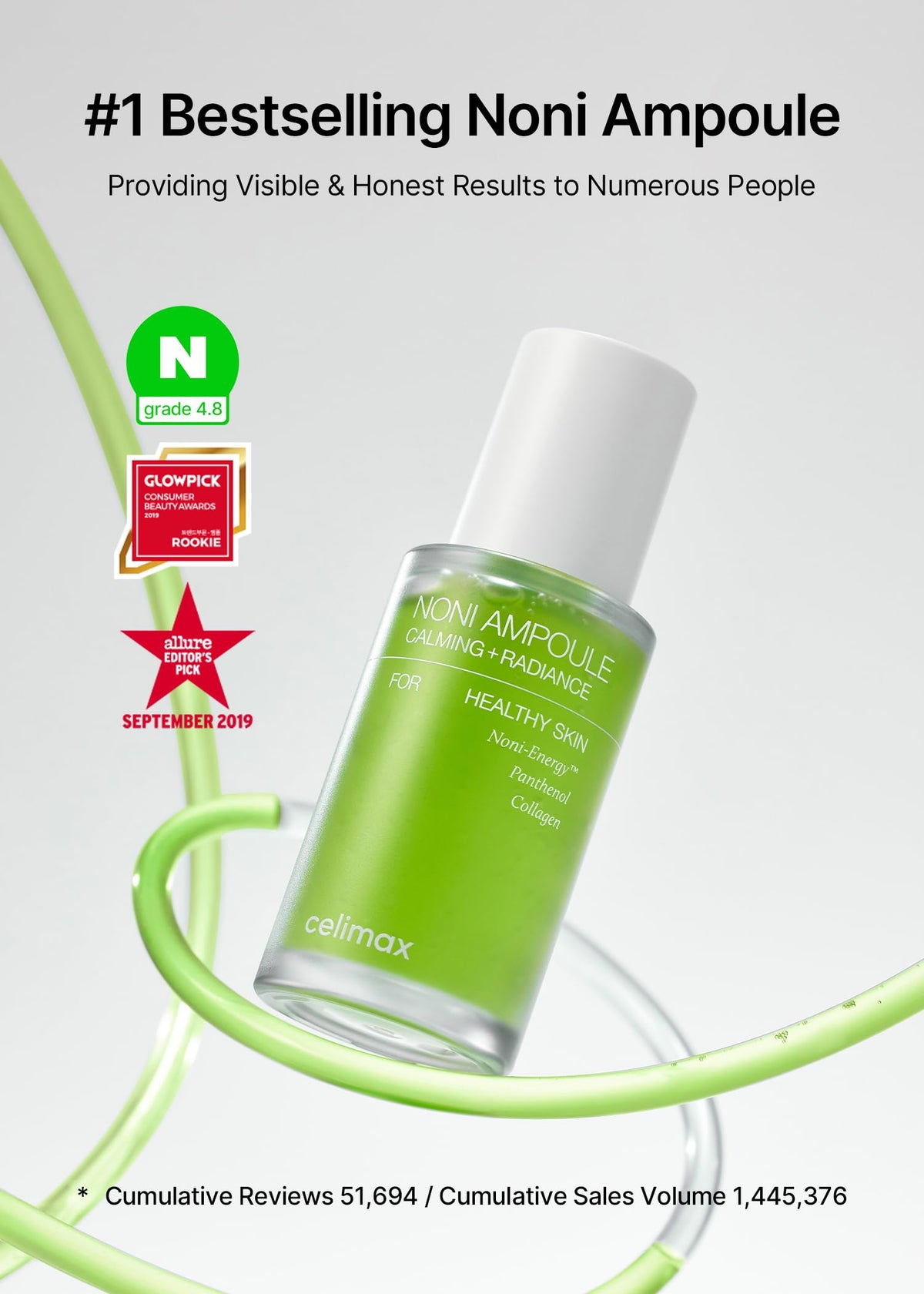 celimax Noni Energy Ampoule 1.69 fl. oz back view