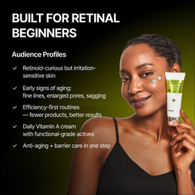 celimax The Vita-A Retinal Shot Dual Cream in a bathroom setting