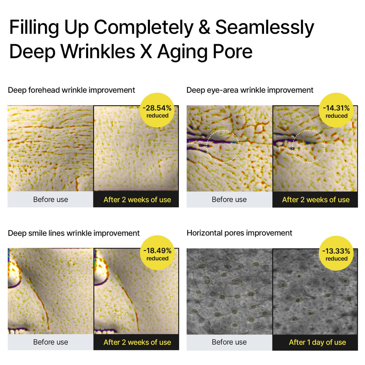 celimax The Vita A Retinal Shot Tightening support application on skin