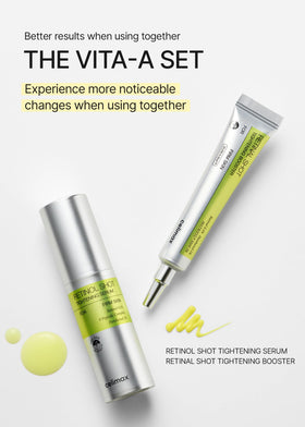celimax The Vita A Retinol Shot Tightening Serum in a lifestyle setting