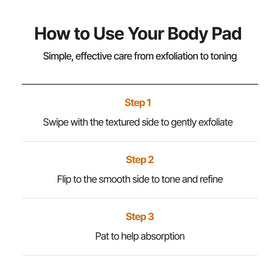 celimax TXA Body Clarifying Pad 50 Pads with ingredients list