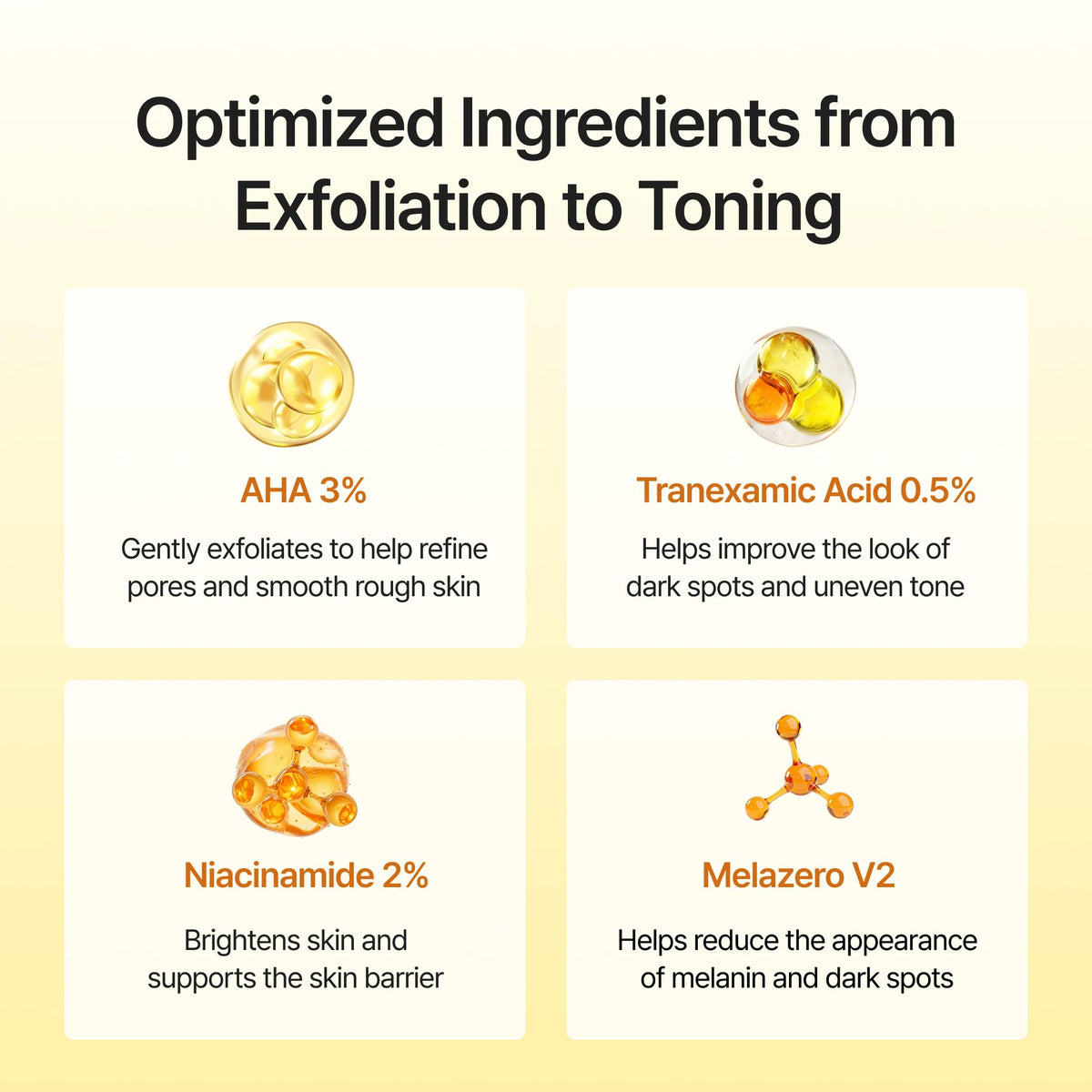 celimax TXA Body Clarifying Pad showing texture of orange side