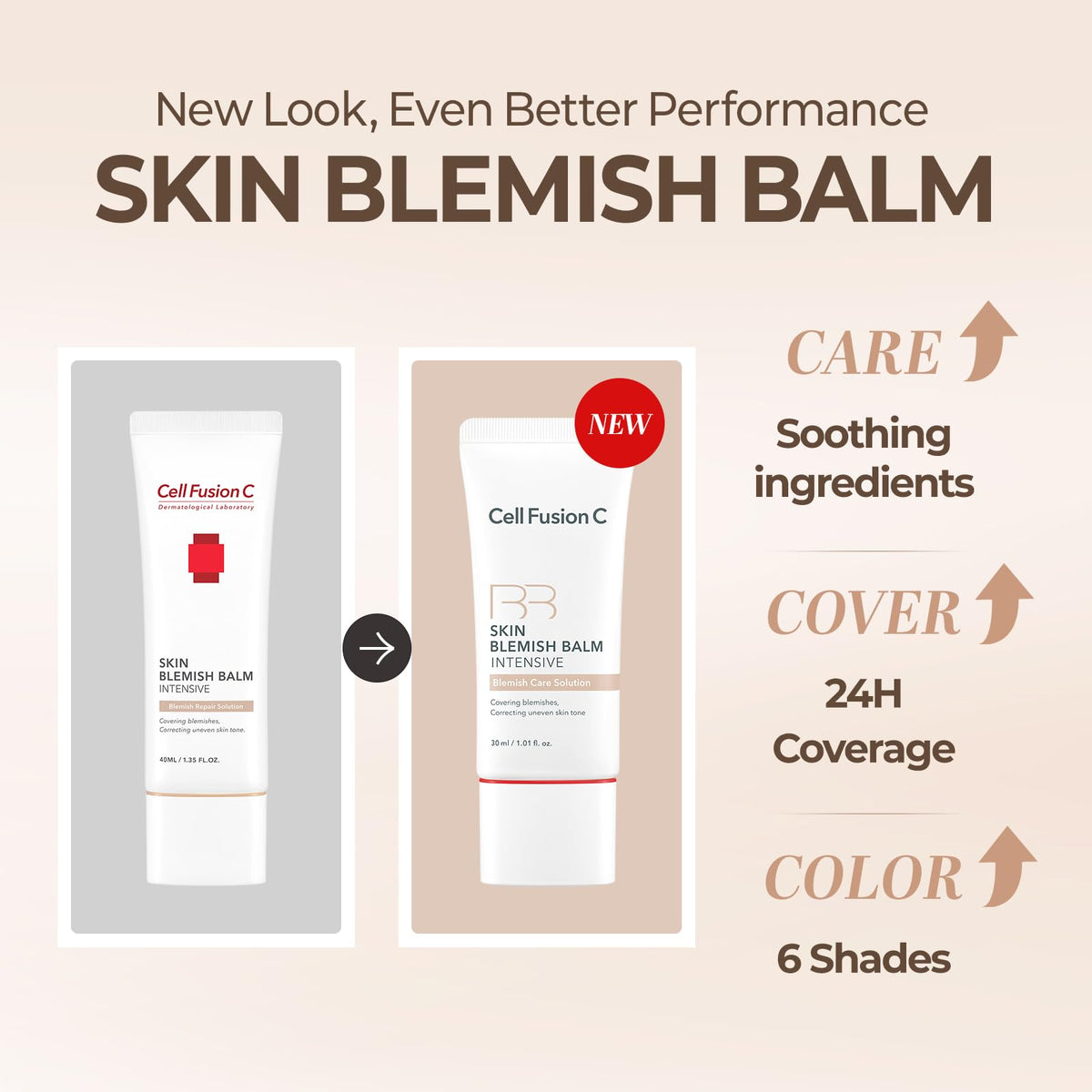 Cell Fusion C Skin Blemish Balm No.25 Golden Medium in makeup setup