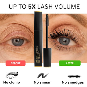 CELLMETICS BEAUTY Mascara wand close-up showing ergonomic design