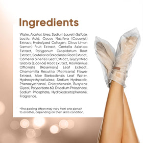 CÉLOR Foot Peel Mask application instructions