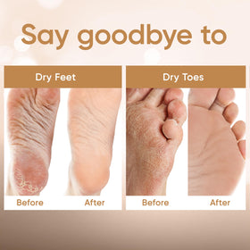 CÉLOR Foot Peel Mask showing application instructions