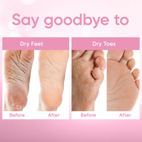 CÉLOR Foot Peel Mask user enjoying foot spa
