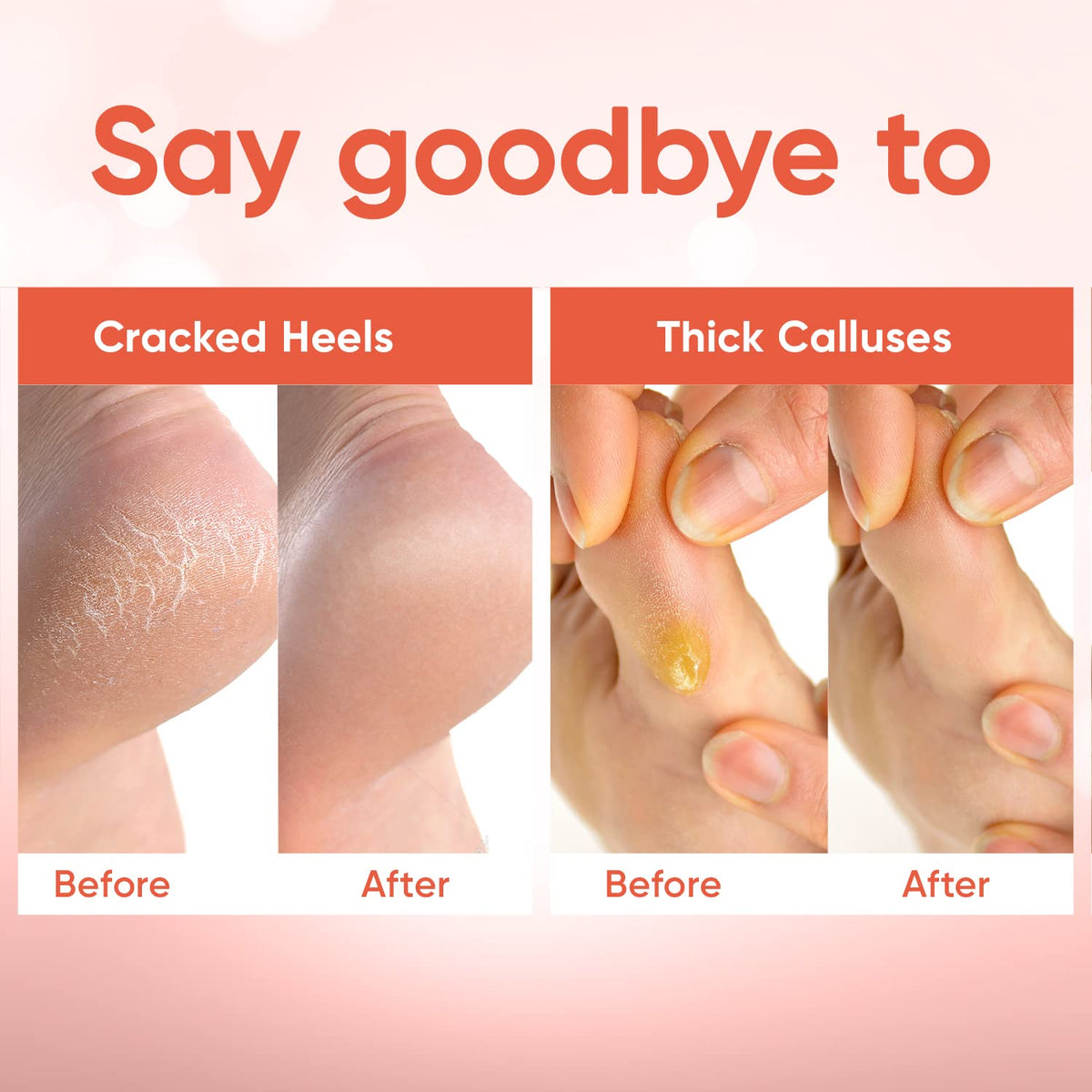 CÉLOR Foot Peeling Mask application process at home