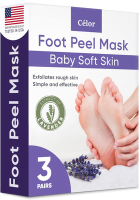 CÉLOR Foot Peeling Mask packaging front view