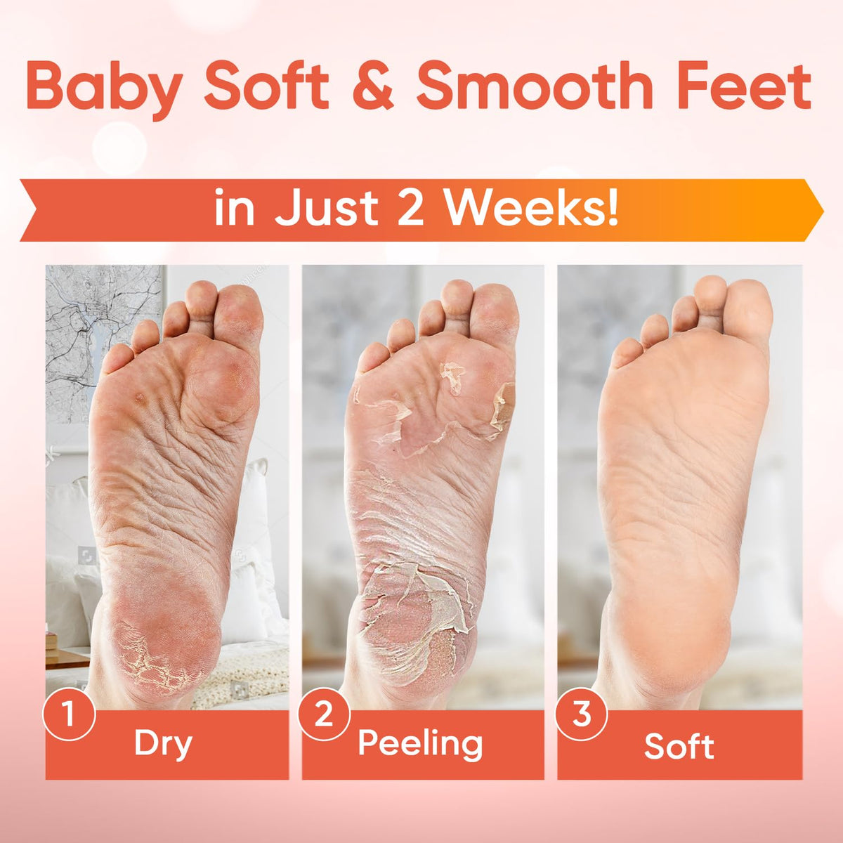 CÉLOR Foot Peeling Mask with Aloe Vera and Lavender Extract close-up