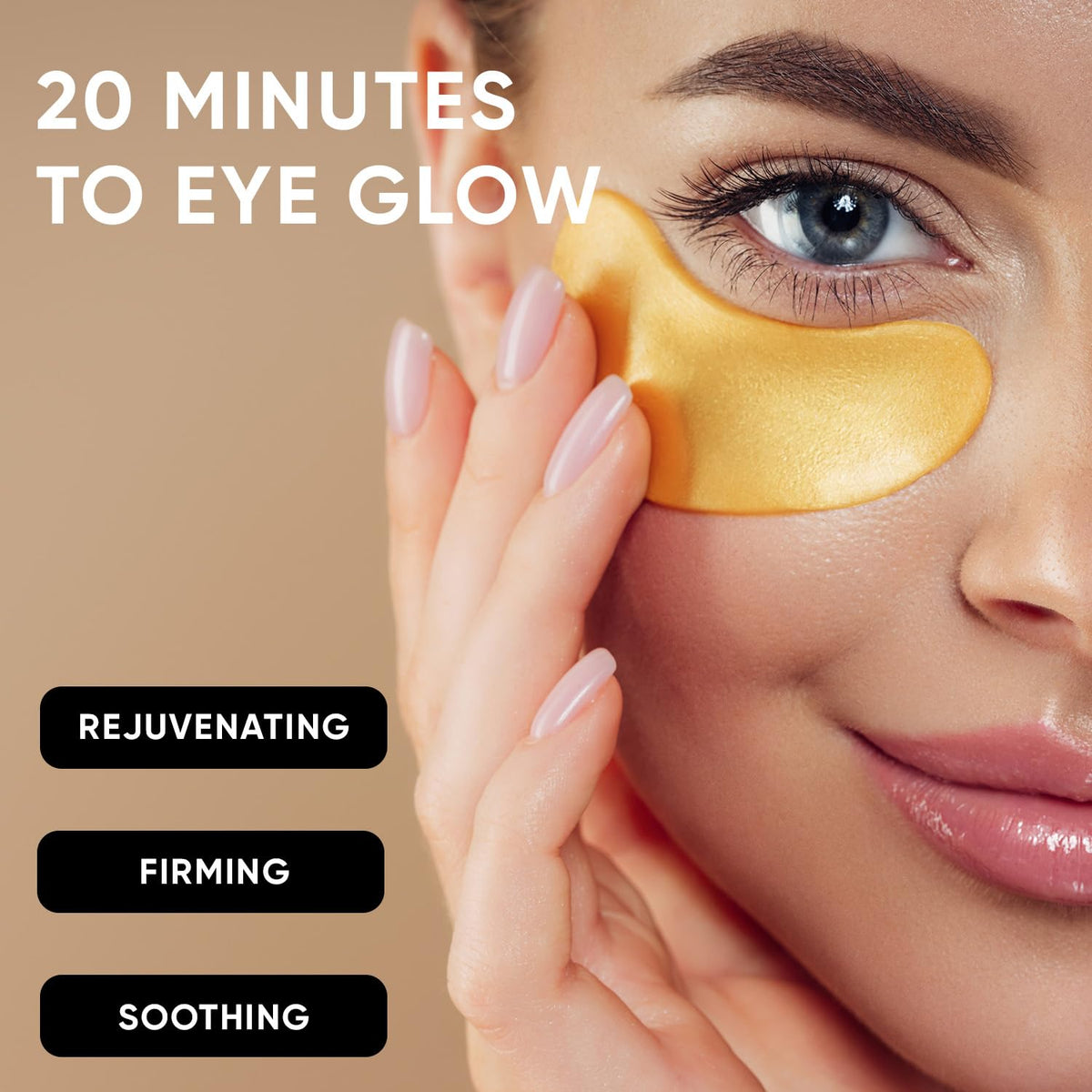 CÉLOR Under Eye Patches application on model