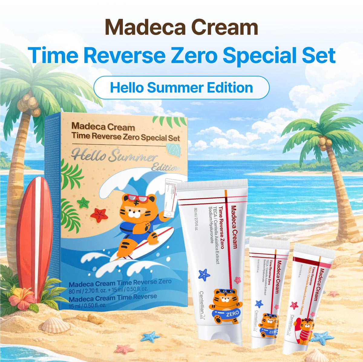 CENTELLIAN 24 Madeca Cream Time Reverse Zero Set packaging
