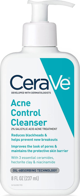CeraVe Acne Control Cleanser 8 oz front view