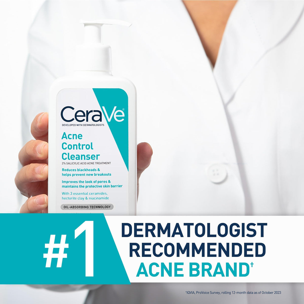 CeraVe Acne Control Cleanser gel texture close-up