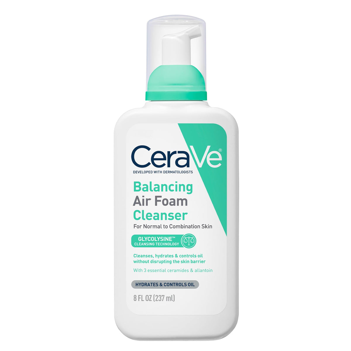 CeraVe Air Foam Face Wash 8oz front view