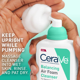 CeraVe Air Foam Face Wash packaging details