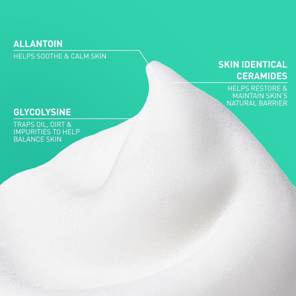 CeraVe Air Foam Face Wash texture close-up