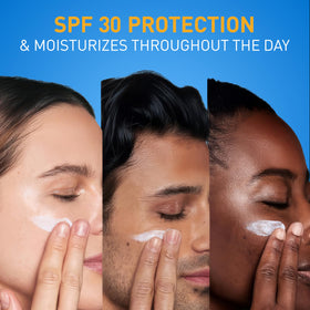 CeraVe AM Facial Moisturizer Lotion SPF 30 application on skin