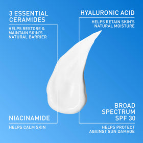 CeraVe AM Facial Moisturizer Lotion SPF 30 with packaging