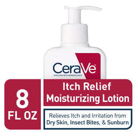 CeraVe Anti Itch Lotion 8 oz back view with ingredient list