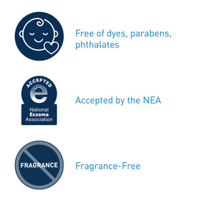 CeraVe Baby 2-in-1 Wash & Shampoo 16oz back view
