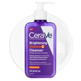 CeraVe Brightening Vitamin C Cleanser 8oz front view