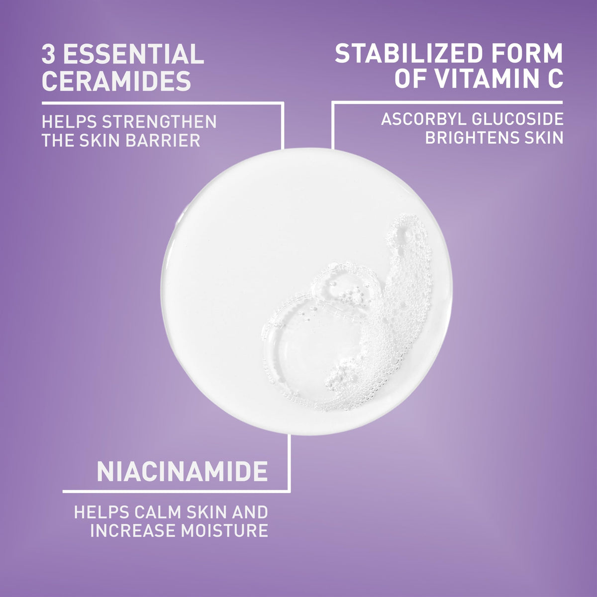 CeraVe Brightening Vitamin C Cleanser 8oz side view