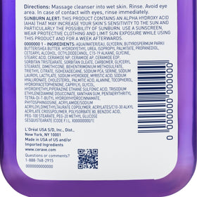 CeraVe Brightening Vitamin C Cleanser application process