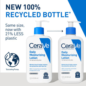 CeraVe Daily Moisturizing Lotion 12oz back view showing ingredients