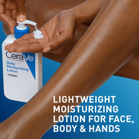 CeraVe Daily Moisturizing Lotion 12oz in bathroom setting