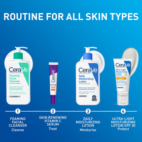 CeraVe Daily Moisturizing Lotion 12oz with natural background