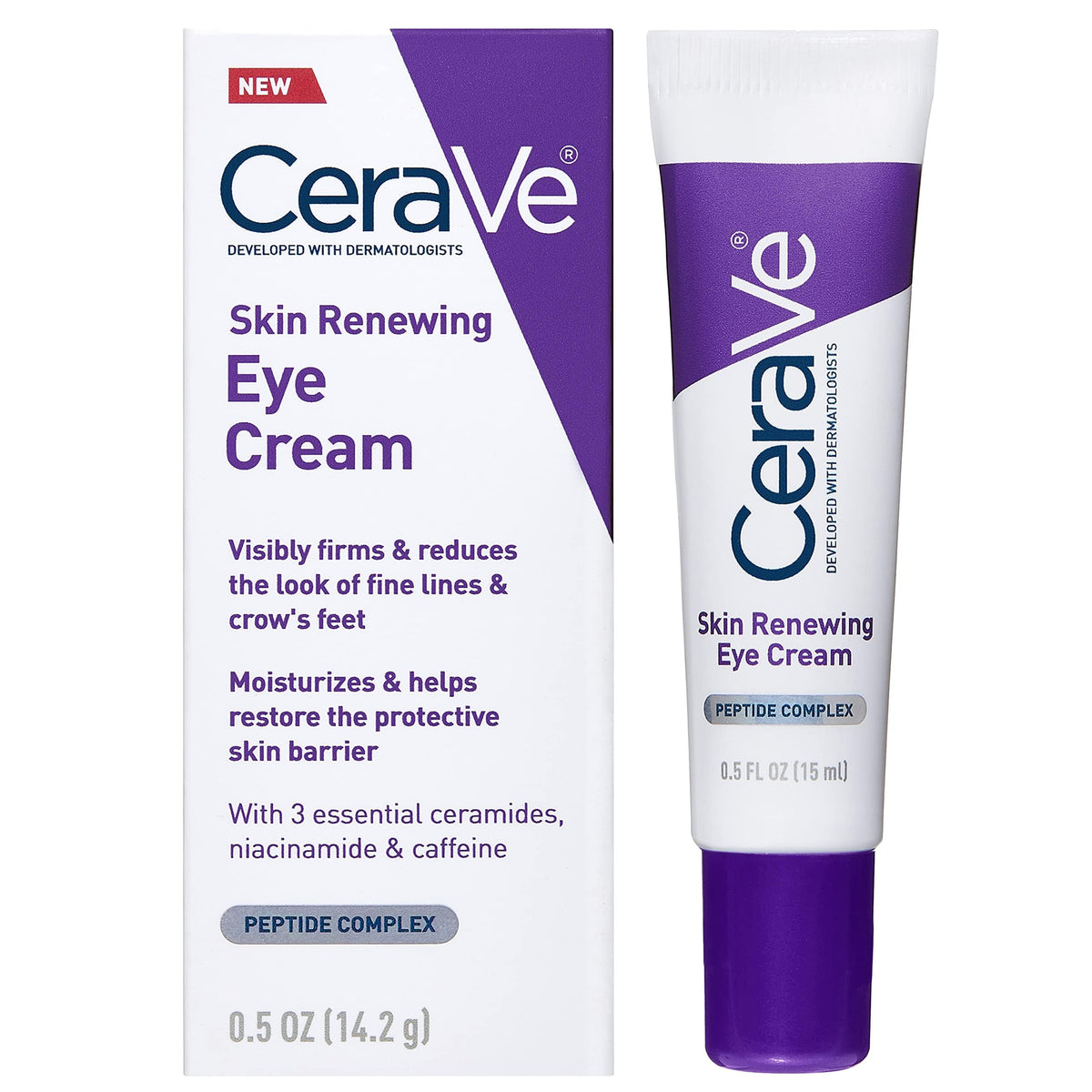 CeraVe Eye Cream for Wrinkles 0.5oz front view