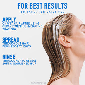 CeraVe Gentle Hydrating Conditioner 621g on a shelf