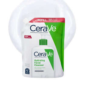 CeraVe Hydrating Cleanser 16oz refill bottle front view