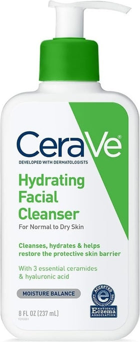 CeraVe Hydrating Cleanser 8oz bottle front view