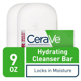 CeraVe Hydrating Cleanser Bar packaging side view