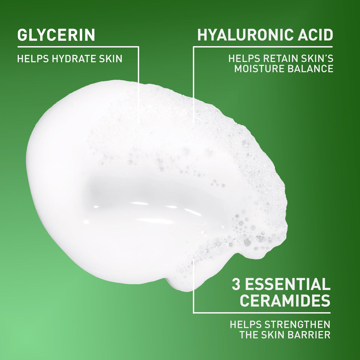 CeraVe Hydrating Cleanser cream texture close-up