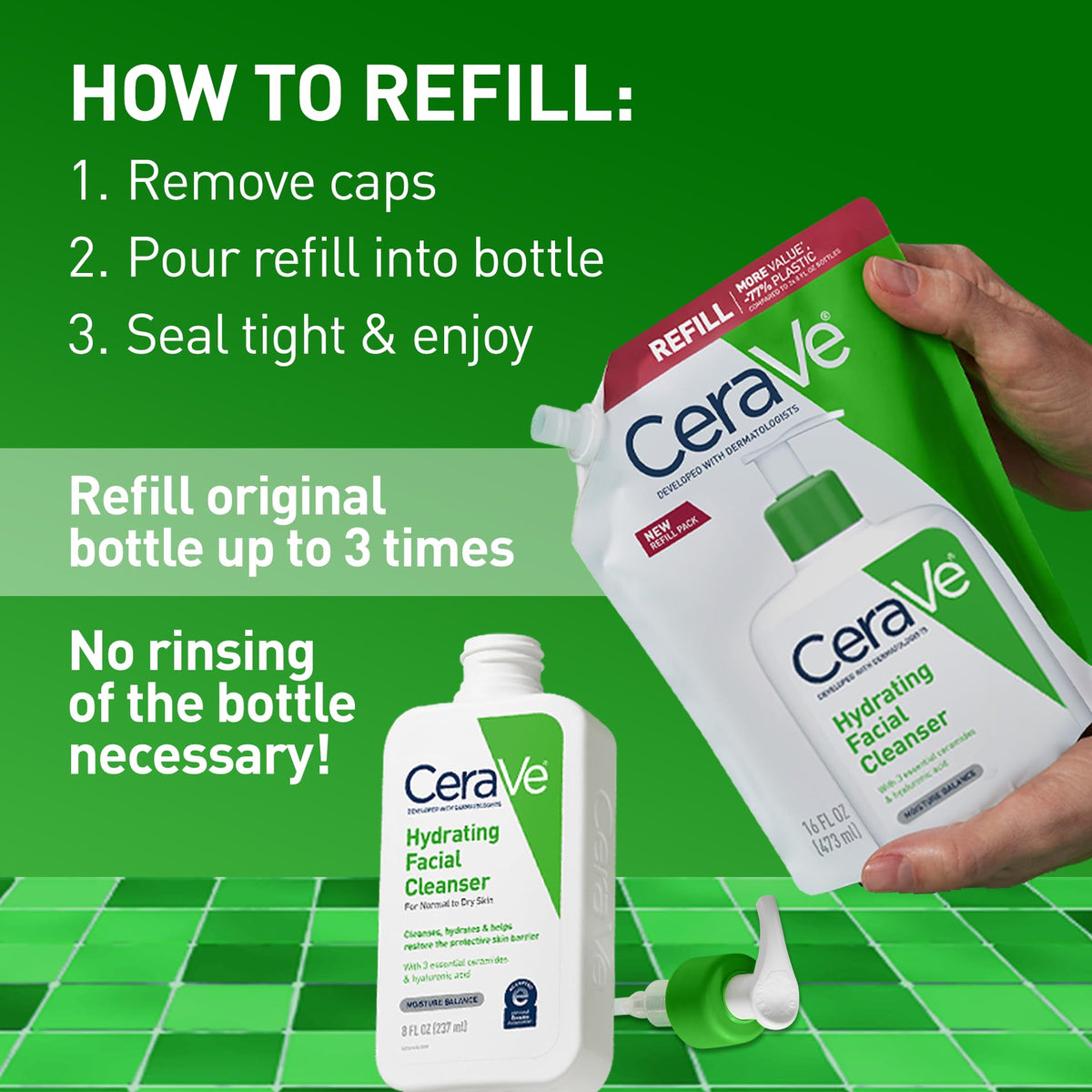 CeraVe Hydrating Cleanser texture close-up