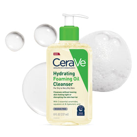 CeraVe Hydrating Foaming Oil Cleanser 8oz front view