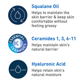 CeraVe Hydrating Foaming Oil Cleanser 8oz side view