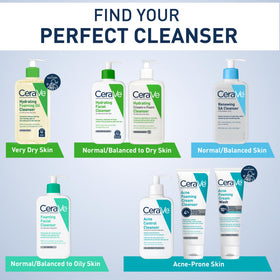 CeraVe Hydrating Foaming Oil Cleanser in bathroom setting