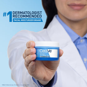CeraVe Hydrating Hyaluronic Acid Water Gel Moisturizer texture on hand