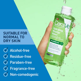 CeraVe Hydrating Micellar Water label close-up