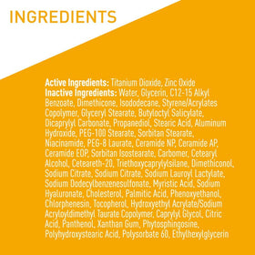 CeraVe Hydrating Mineral Sunscreen SPF 50 showing texture