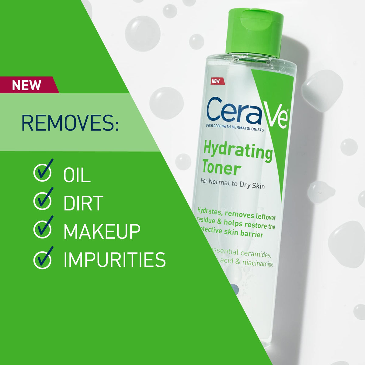 CeraVe Hydrating Toner with texture close-up
