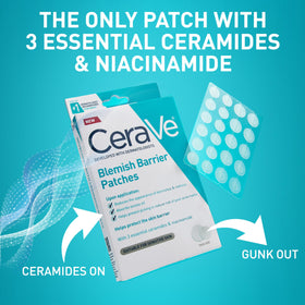 CeraVe Hydrocolloid Pimple Patches showing two sizes