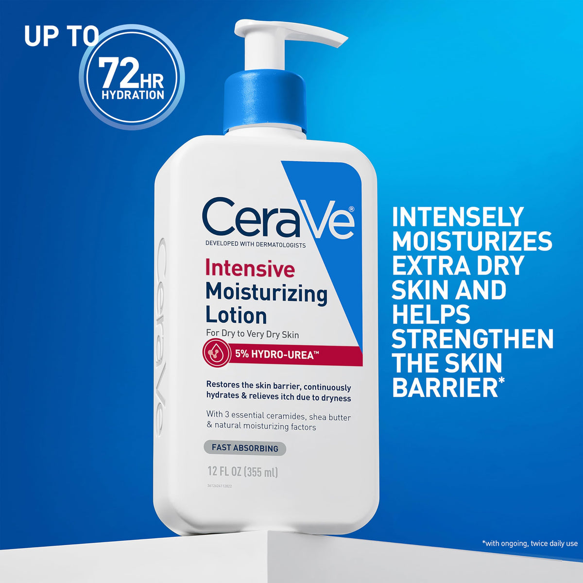 CeraVe Intensive Moisturizing Lotion 8oz with shea butter