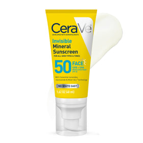 CeraVe Invisible Mineral Sunscreen SPF 50 front view