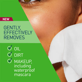 CeraVe Makeup Remover Wipes open with one wipe visible
